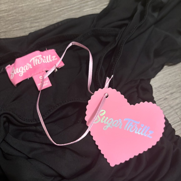 NWT Dolls Kill / Sugar Thrillz Whimsical Passage Mini Dress - Picture 4 of 5